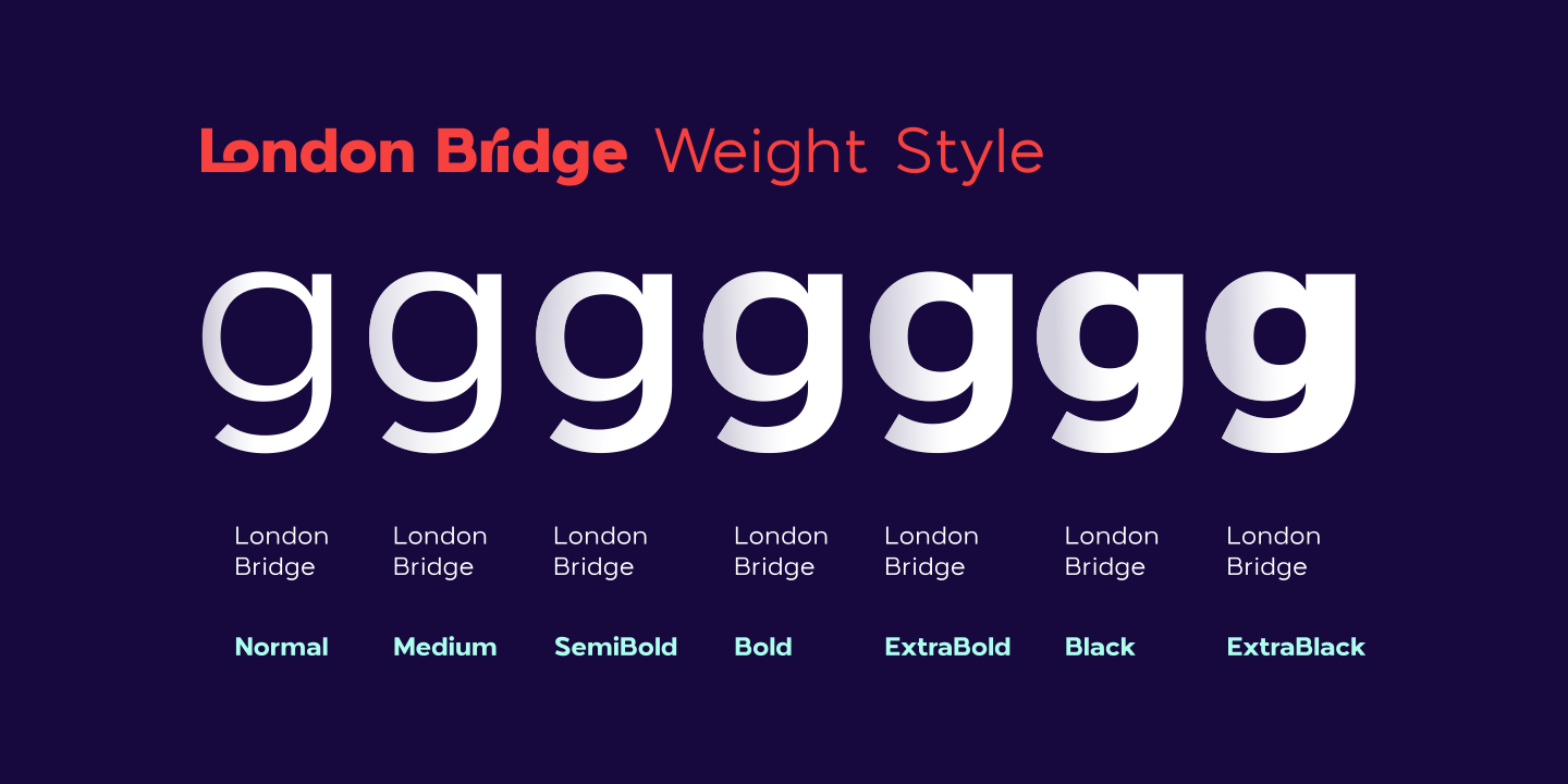 Пример шрифта London Bridge #7